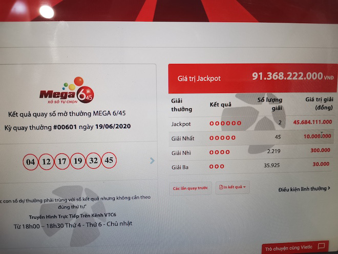 Xuất hiện 2 tỉ phú chia nhau jackpot hơn 91 tỉ đồng - Ảnh 1.