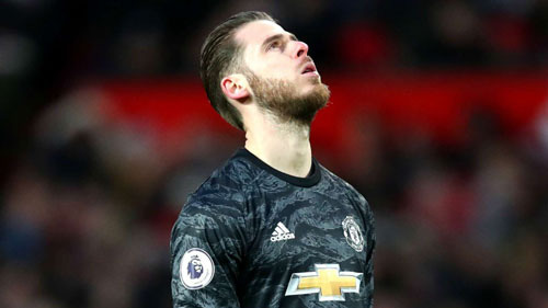 David de Gea sa sút suốt thời gian dài.