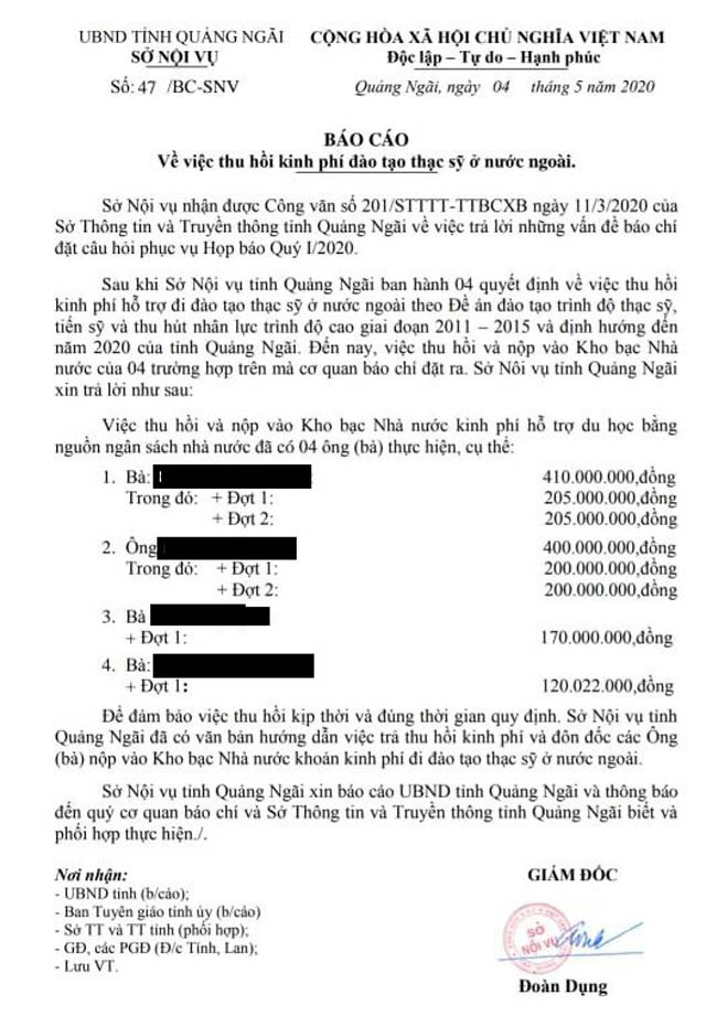 Quảng Ngãi: Chi tiền chục tỷ đào tạo, thu hút nhân lực nhưng Thạc sỹ cho đi giữ xe  - Ảnh 2.