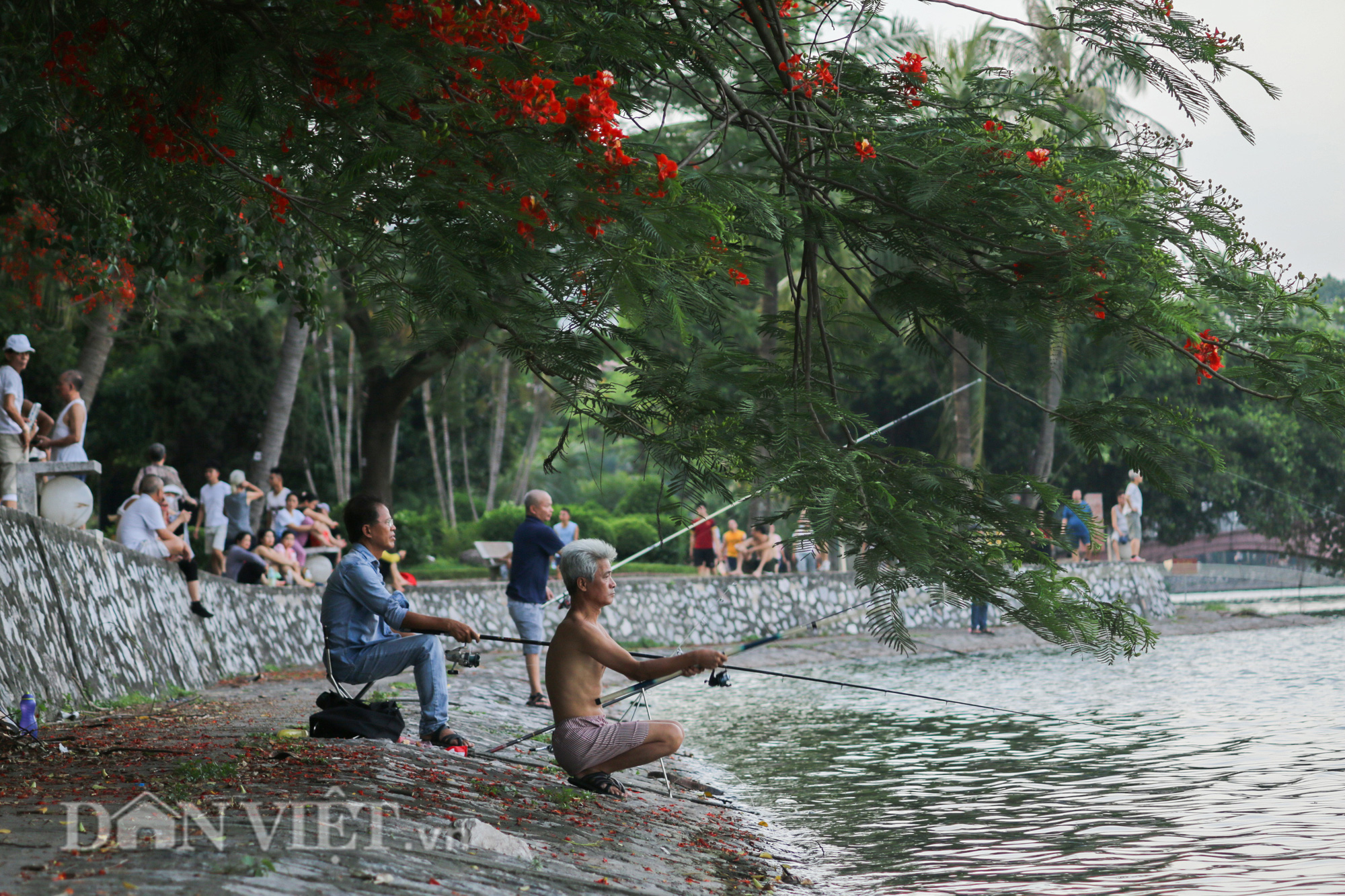 Bất chấp biển cấm, người dân vẫn xuống hồ Bảy Mẫu “giải nhiệt” - Ảnh 10.