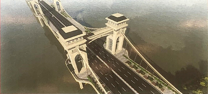 Lộ diện hình ảnh về cầu Trần Hưng Đạo kết nối 2 quận Hoàn Kiếm và Long Biên - Ảnh 3.