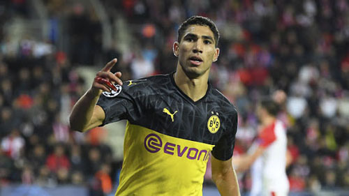 Achraf Hakimi chia tay Dortmund.