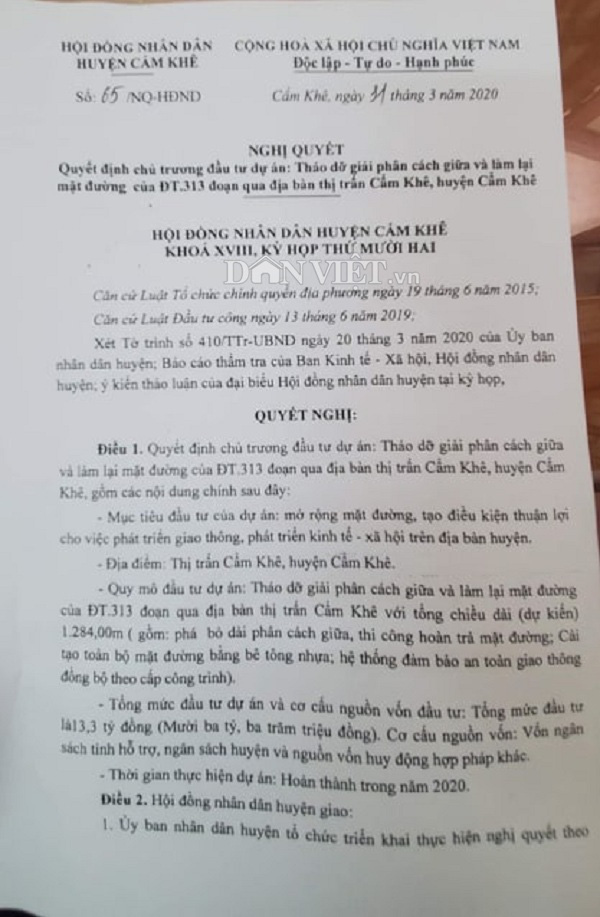 Phú Thọ: Vì Đại hội, lãnh đạo huyện biết sai vẫn cho làm? - Ảnh 2.