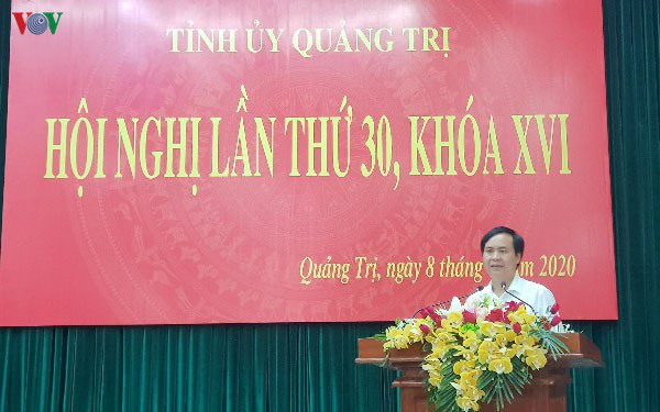 Ông Võ Văn Hưng được bầu giữ chức Phó Bí thư Tỉnh ủy Quảng Trị - Ảnh 1.