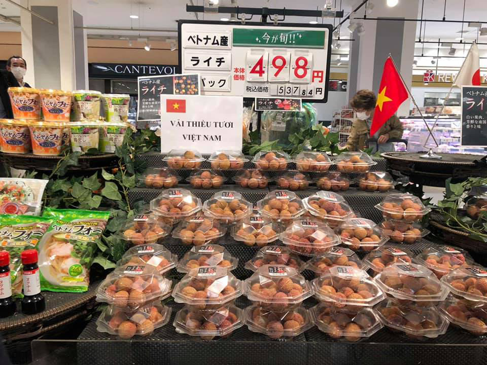Cận cảnh vải thiều Việt Nam lần đầu lên kệ siêu thị Singapore, giá 100.000 đồng/kg - Ảnh 7.