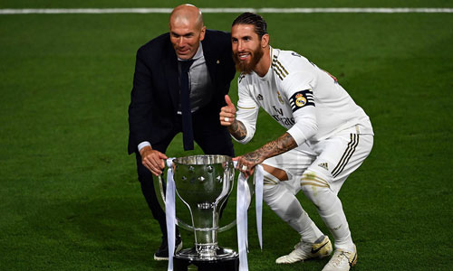 Zidane vừa góp công lớn giúp Real Madrid vô địch La Liga.