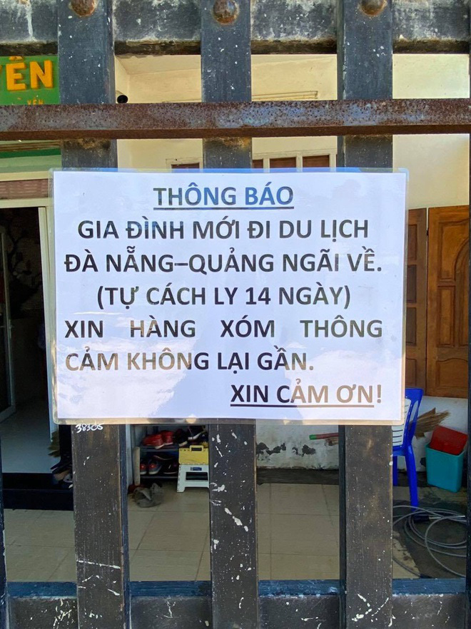 gia dinh chu dong cach ly khi ve tu Da Nang anh 1