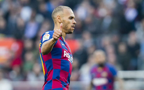 Martin Braithwaite sắp phải rời Nou Camp.