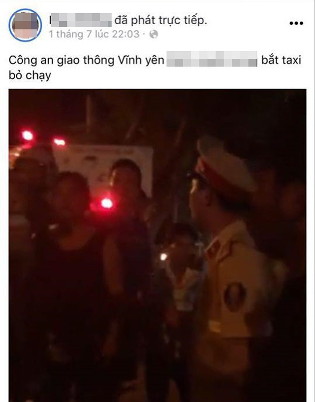 Xác minh việc 1 CSGT liên quan vội vàng bắt taxi bỏ đi vụ người vi phạm &quot;tố&quot; bị vụt vào mặt - Ảnh 2.