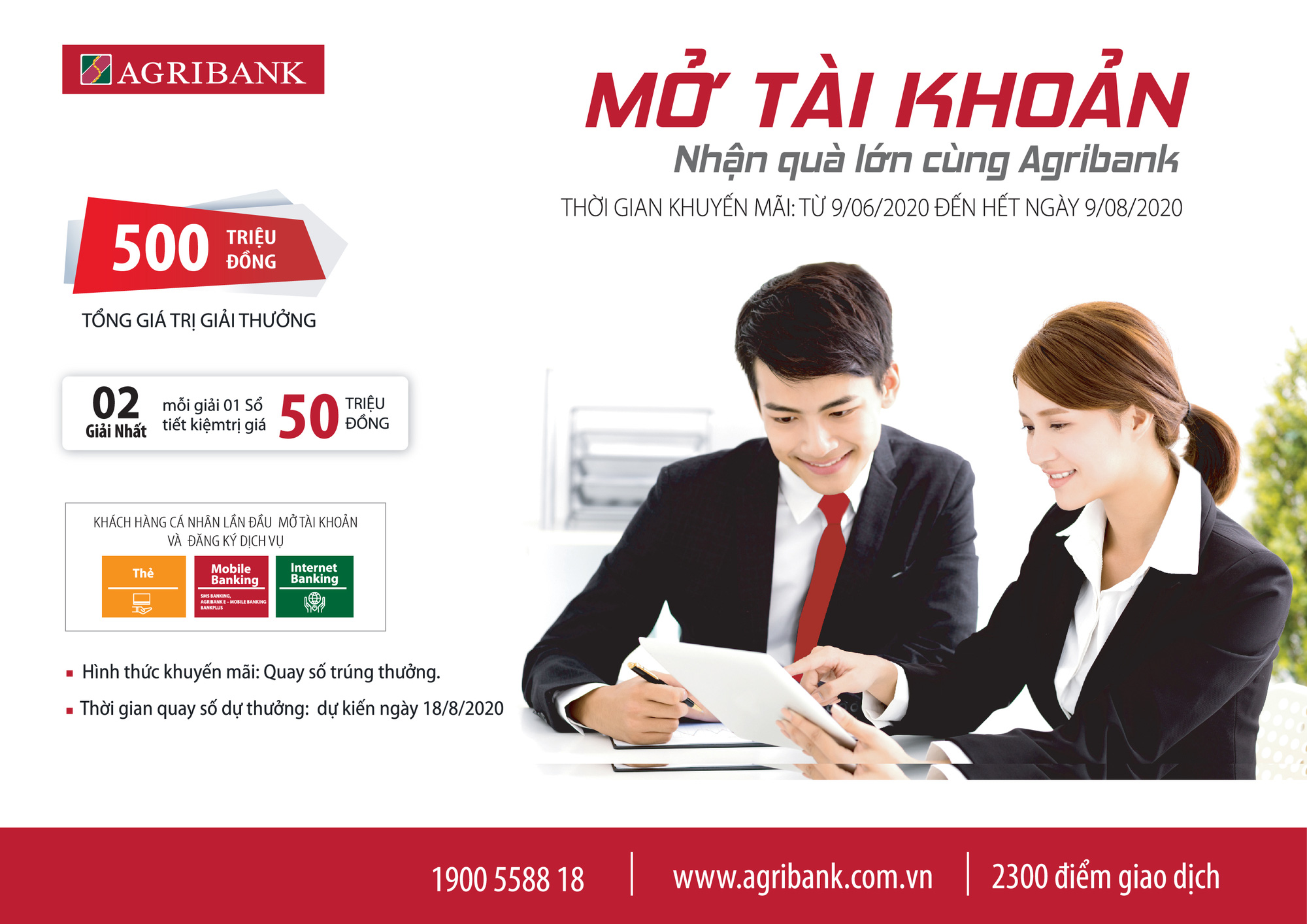 Cùng mở tài khoản và nhận quà lớn của Agribank - Ảnh 1.