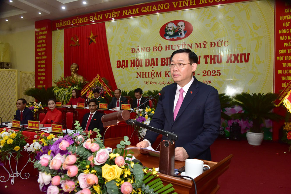 Bí thư Hà Nội Vương Đình Huệ ra chỉ tiêu quan trọng cho xã Đồng Tâm trong năm 2021 - Ảnh 1.
