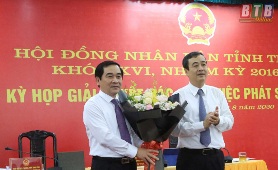Phó Bí thư thường trực Tỉnh ủy Thái Bình được bầu Chủ tịch HĐND tỉnh thay ông Nguyễn Hồng Diên - Ảnh 1.