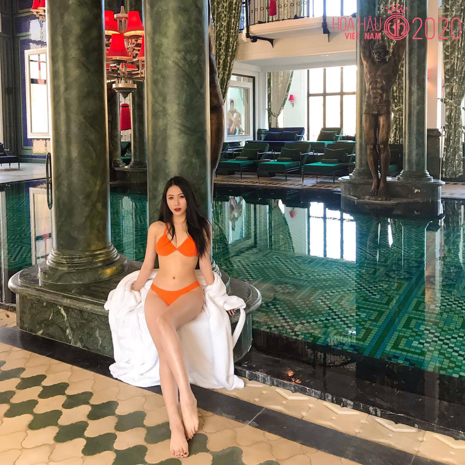 Hoa hậu Việt Nam 2020: Dàn thí sinh khoe body nóng bỏng trong bộ bikini khiến dân mạng &quot;dậy sóng&quot;  - Ảnh 1.