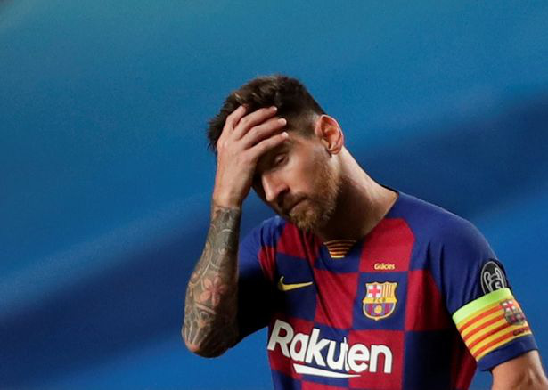 Messi thất vọng cùng cực sau thất bại trước Bayern Munich