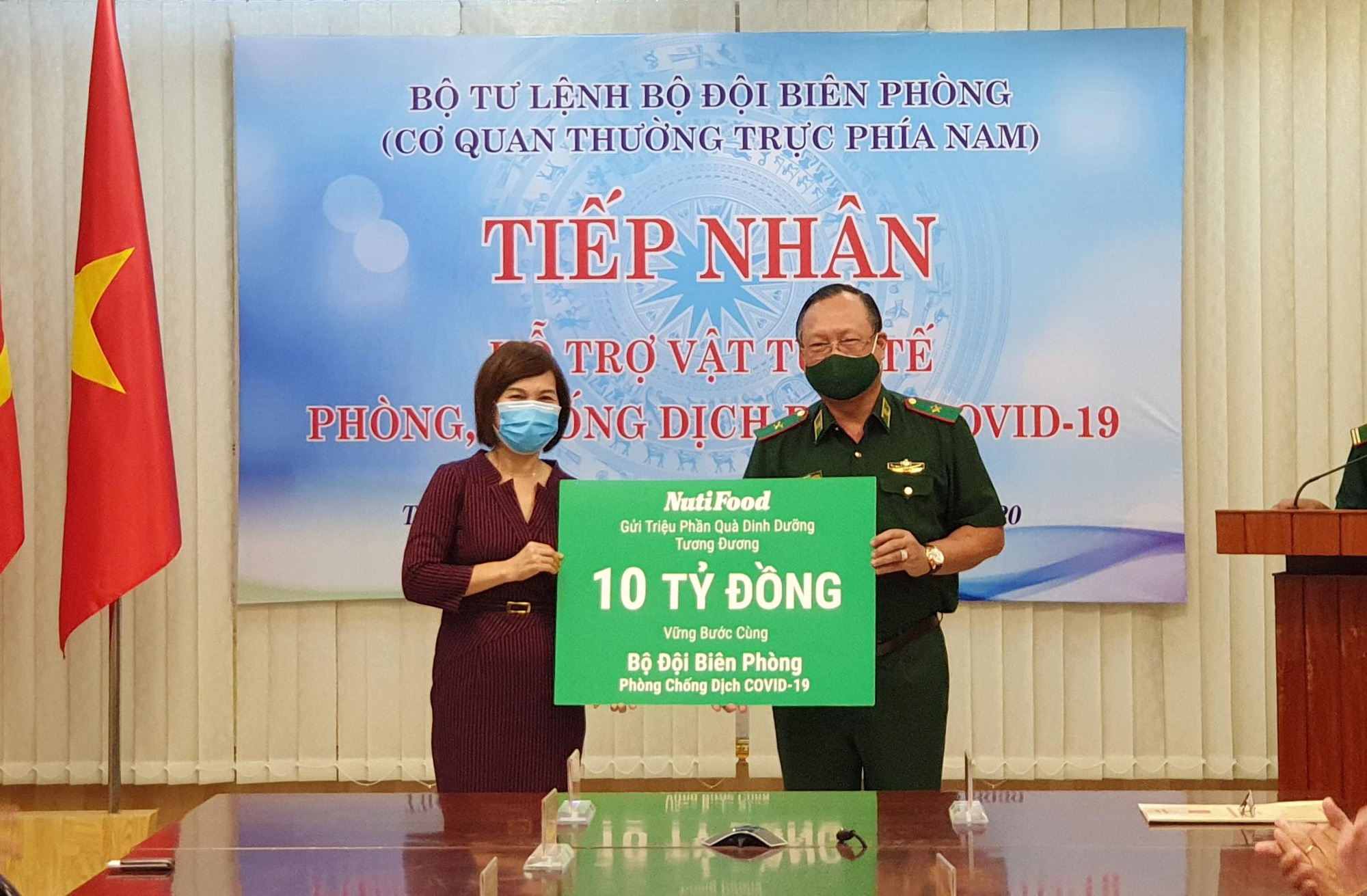 Trao quà dinh dưỡng trị giá 10 tỷ đồng cho Bộ đội Biên phòng, chung tay đẩy lùi Covid-19 - Ảnh 1.