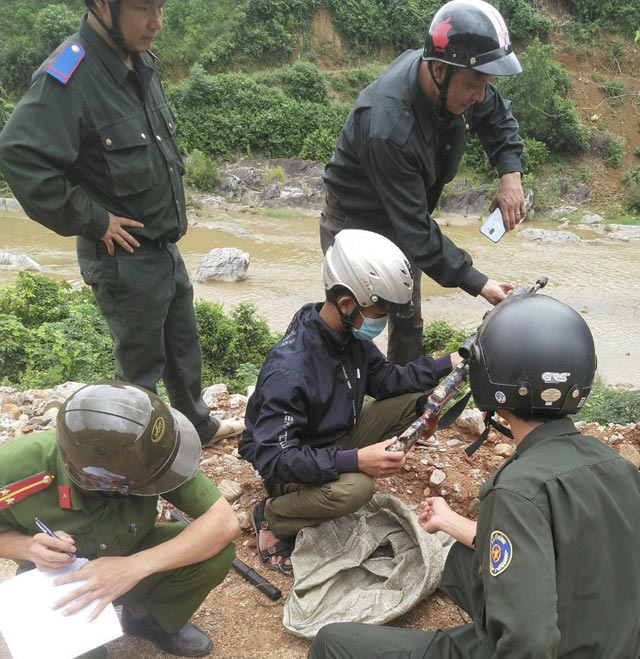 Quảng Ngãi: Sau gỗ, phát hiện săn thú trái phép ở rừng NM thủy điện Đăkre  - Ảnh 3.