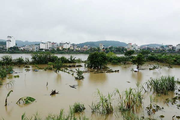 Trung Quốc xả lũ xuống sông Hồng, Lào Cai, Yên Bái trực xuyên đêm, sẵn sàng ứng phó - Ảnh 1.