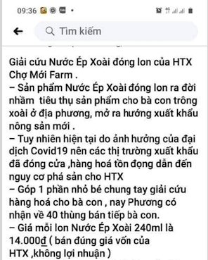 Tồn kho do CoVid-19, người dân miền Tây kêu gọi &quot;giải cứu&quot; nước ép xoài đóng lon - Ảnh 2.