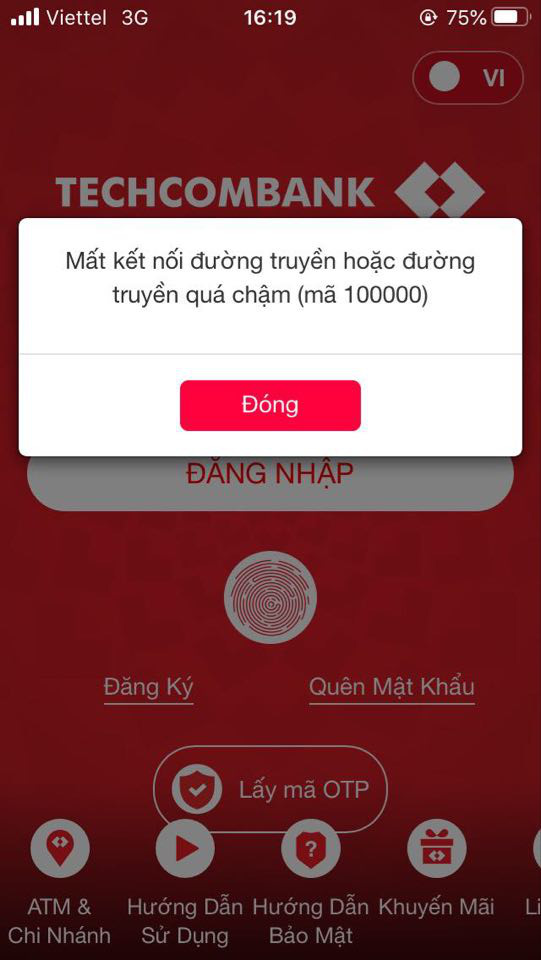 Lại &quot;lỗi&quot; dịch vụ ngân hàng điện tử, khách hàng của Techcombank “nơm nớp” lo mất tiền - Ảnh 2.