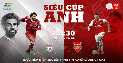 Xem trực tiếp Siêu cúp Anh giữa Arsenal và Liverpool trên kênh nào? - Ảnh 1.