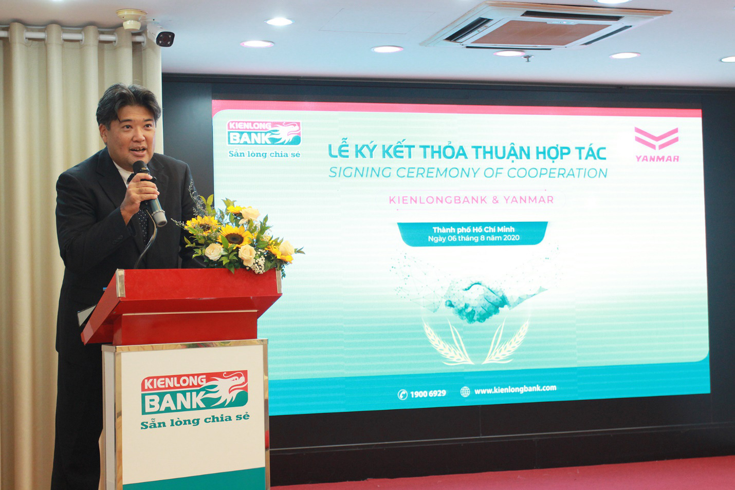 Yanmar Việt Nam ký kết thỏa thuận hợp tác toàn diện với Ngân hàng TMCP Kiên Long - Ảnh 1.