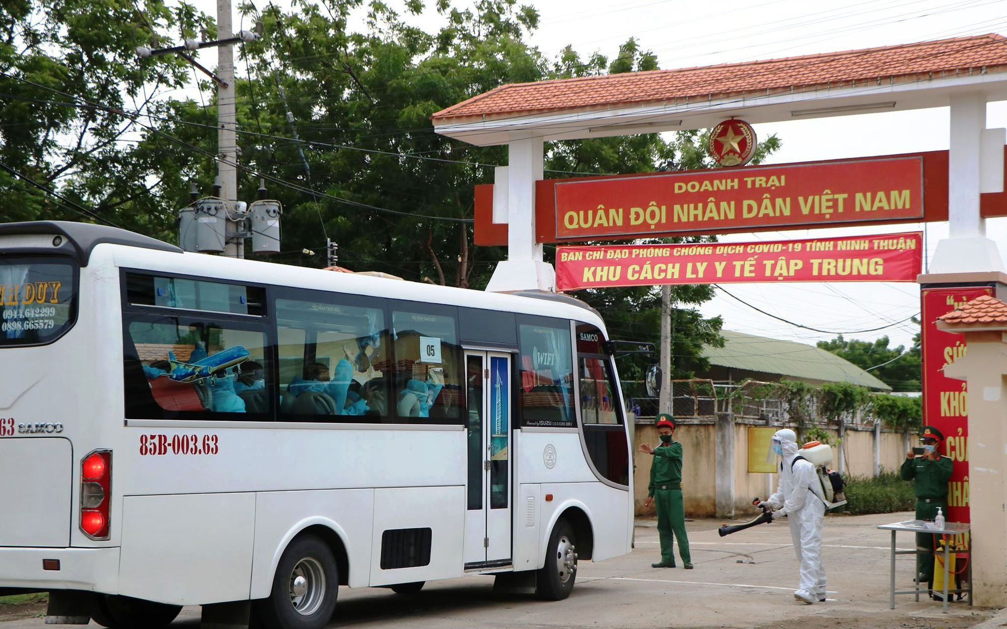 Ninh Thuận: Sẵn sàng tiếp nhận và cách ly tập trung 355 công dân trở về từ Nhật Bản - Ảnh 1.