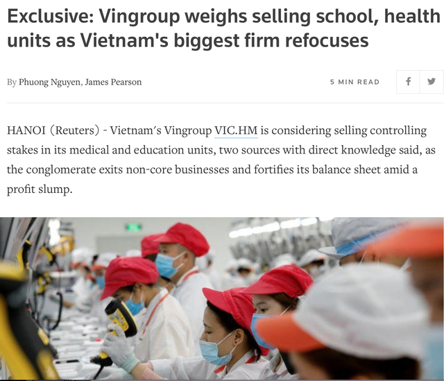 Vingroup của tỷ phú Phạm Nhật Vượng nói gì về thông tin bán cổ phần Vinschool và Vinmec? - Ảnh 1.
