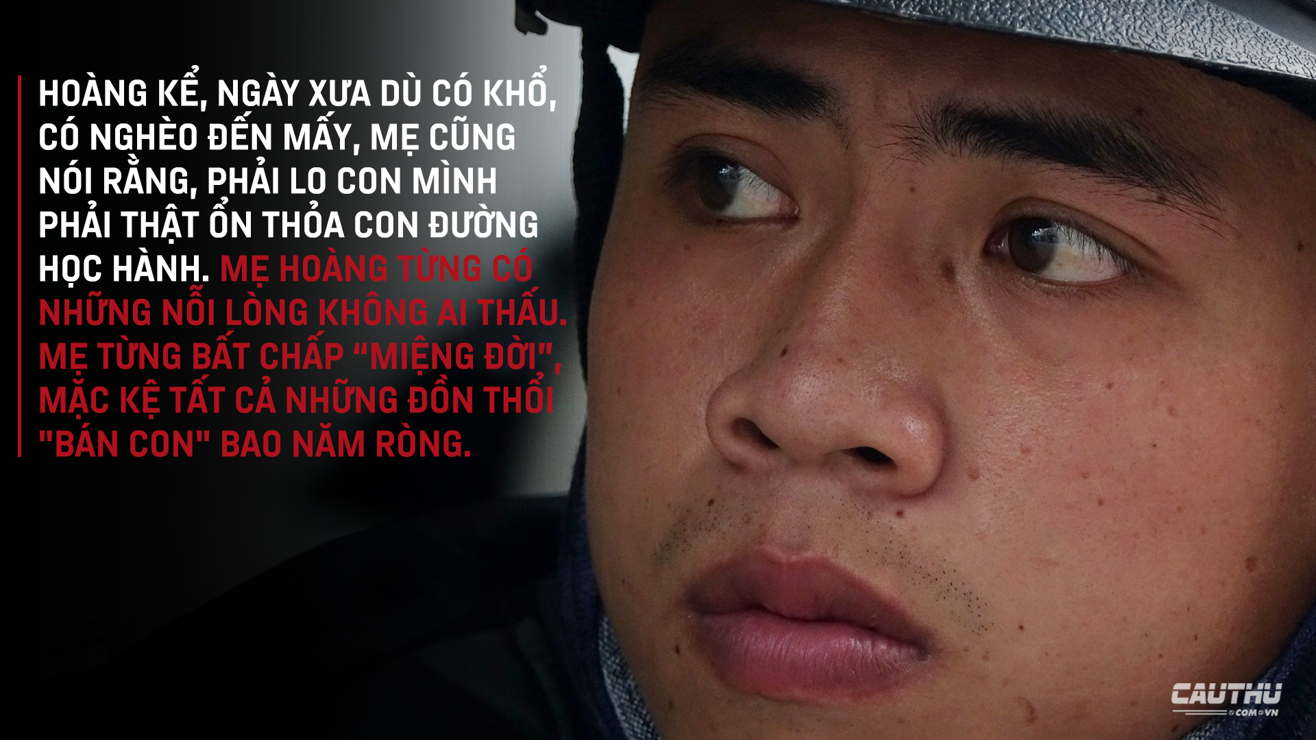 Tuyển thủ U18 Việt Nam Phan Bá Hoàng: Mẹ, bóng đá & nước mắt của Hoàng “shipper” - Ảnh 13.