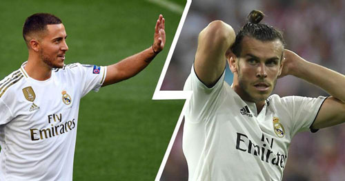 Hazard và Bale không cổ vũ đồng đội.