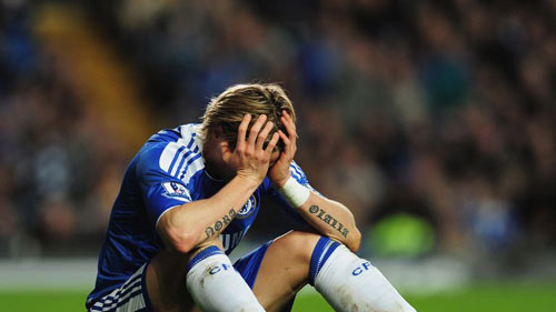 Torres gây thất vọng ở Chelsea.