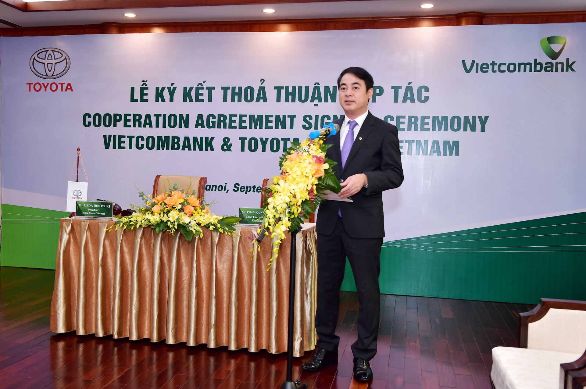 Vietcombank và Toyota Motor Việt Nam ký kết Thỏa thuận Hợp tác - Ảnh 2.