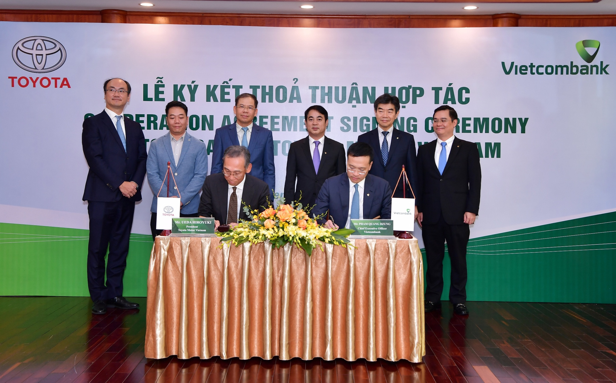 Vietcombank và Toyota Motor Việt Nam ký kết Thỏa thuận Hợp tác - Ảnh 1.