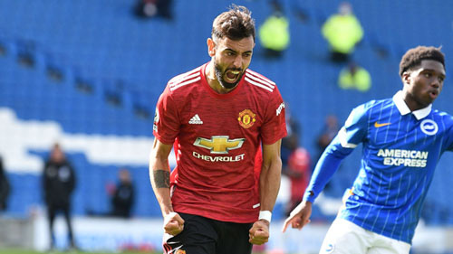 Bruno Fernandes tỏa sáng từ khi gia nhập M.U vào tháng 1/2020.