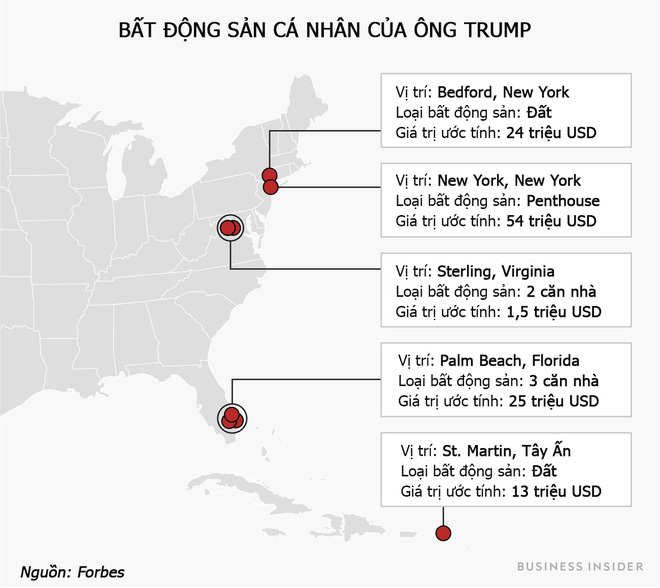 Khối bất động sản 122 triệu USD của ông Trump gồm những gì? - Ảnh 2.