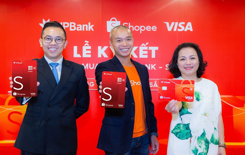 Shopee hợp tác với VPBank và Visa ra mắt &quot;Thẻ tín dụng VPBank Shopee&quot; - Ảnh 1.