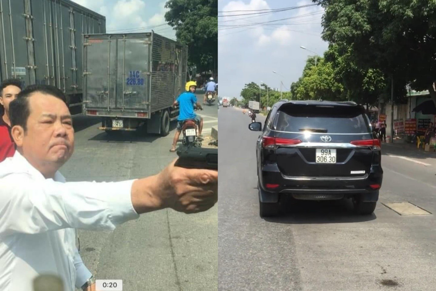 NÓNG: Triệu tập người đàn ông dùng súng đe doạ tài xế xe tải ở Bắc Ninh - Ảnh 1.