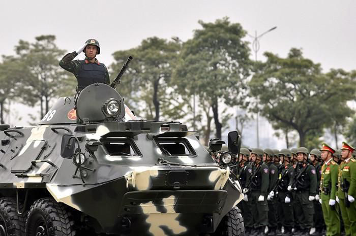 Dàn xe đặc chủng cùng 6.000 công an, quân đội xuất quân bảo vệ Đại hội Đảng - Ảnh 9.