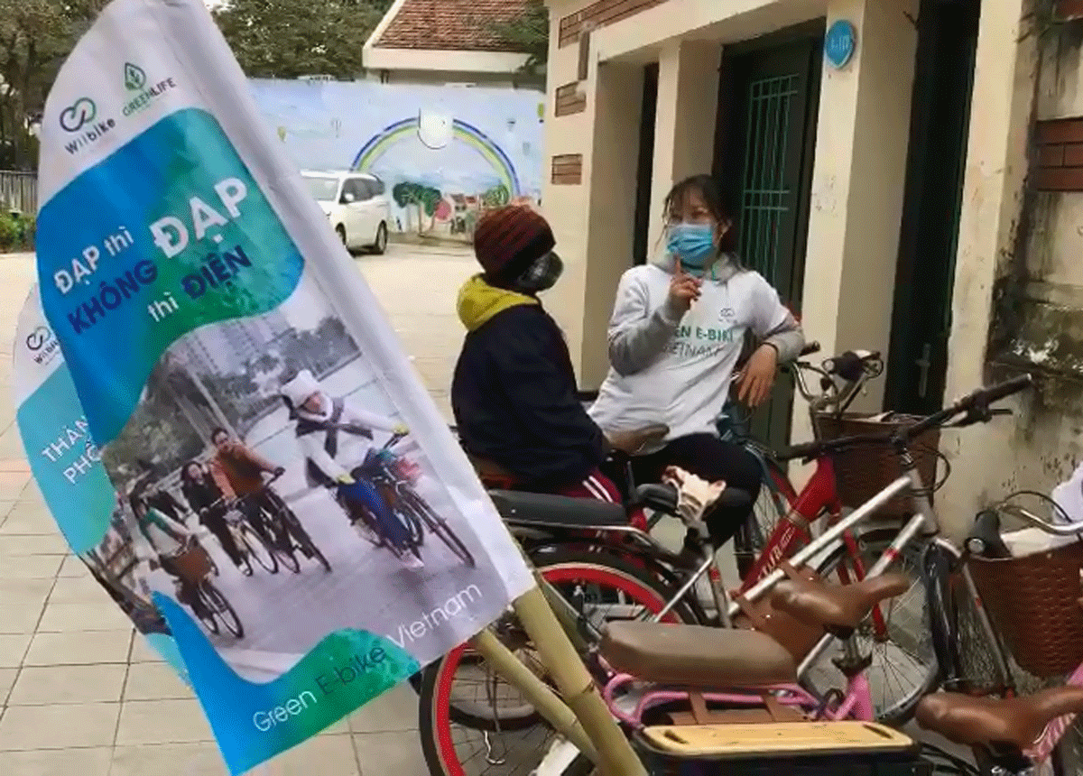 Green Life và Wiibike Việt Nam tổ chức đạp xe trợ lực điện thu gom rác tại Bờ Hồ - Ảnh 9.
