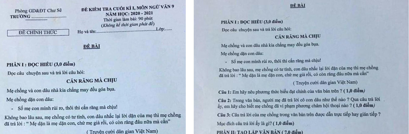 Dung tục, tầm thường hóa đề thi Văn để làm gì? - Ảnh 1.