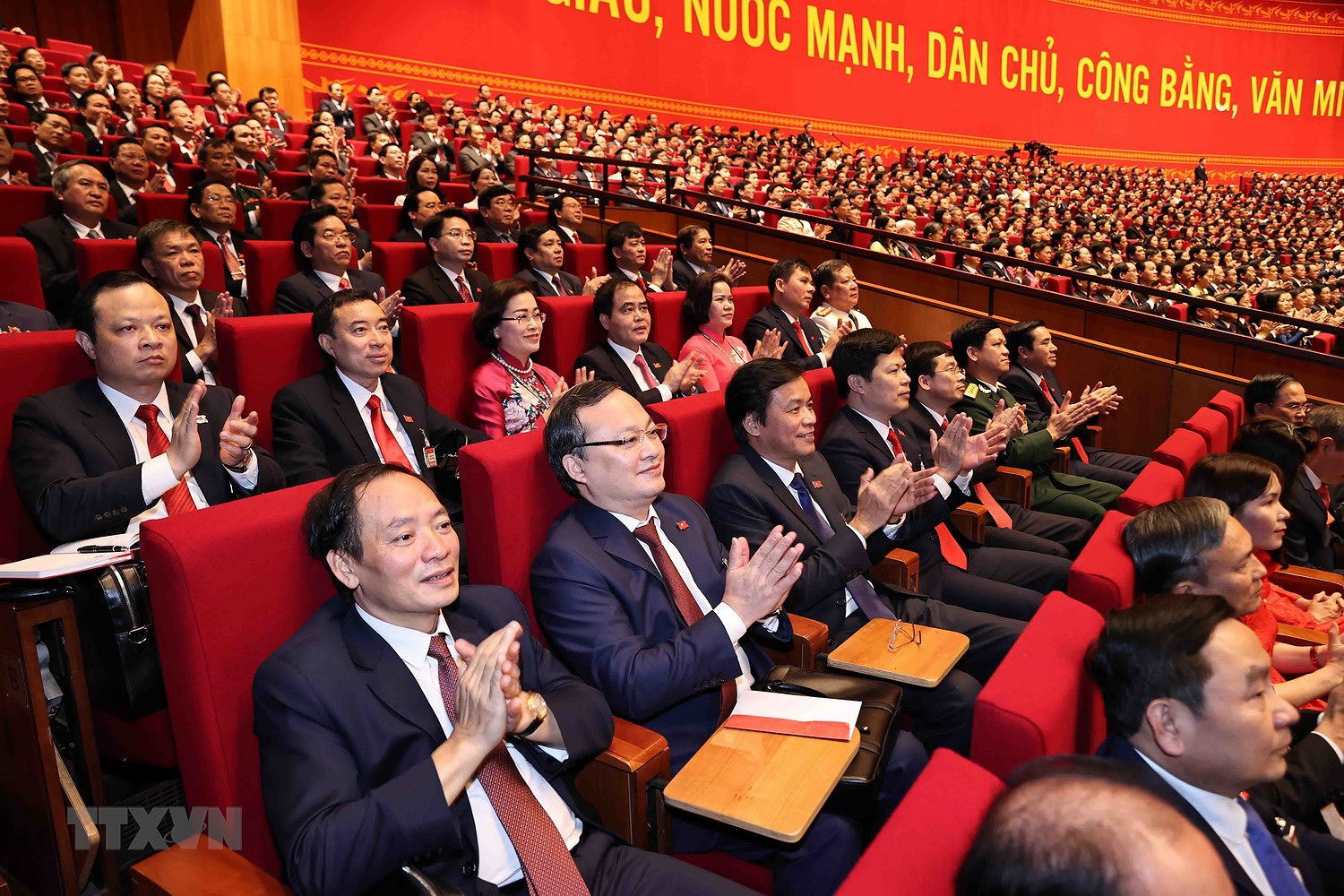 Hình ảnh lễ khai mạc trọng thể Đại hội lần thứ XIII Đảng Cộng sản - Ảnh 14.