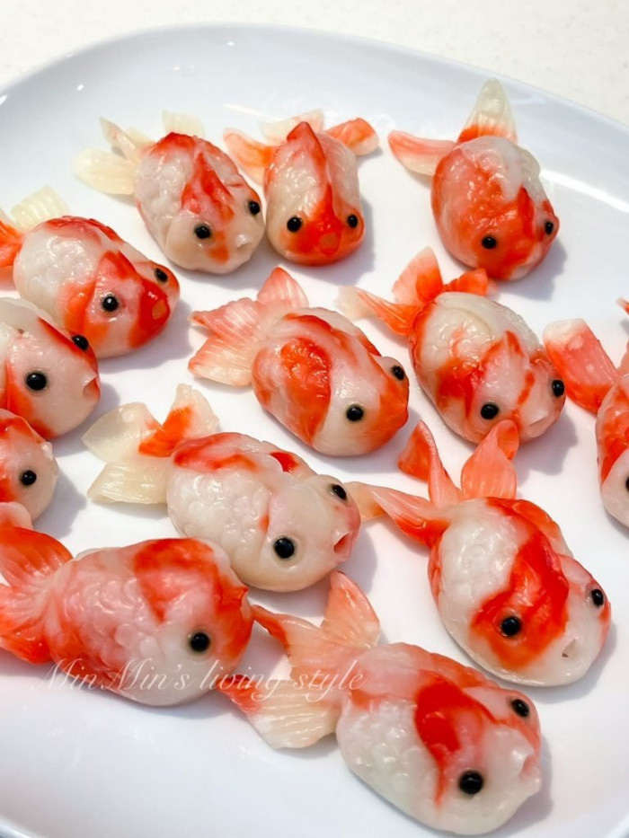 Món dimsum Trung Quốc sống động, đẹp thế này không ai nỡ ăn, như nuốt chửng con cá sống vậy - Ảnh 2.