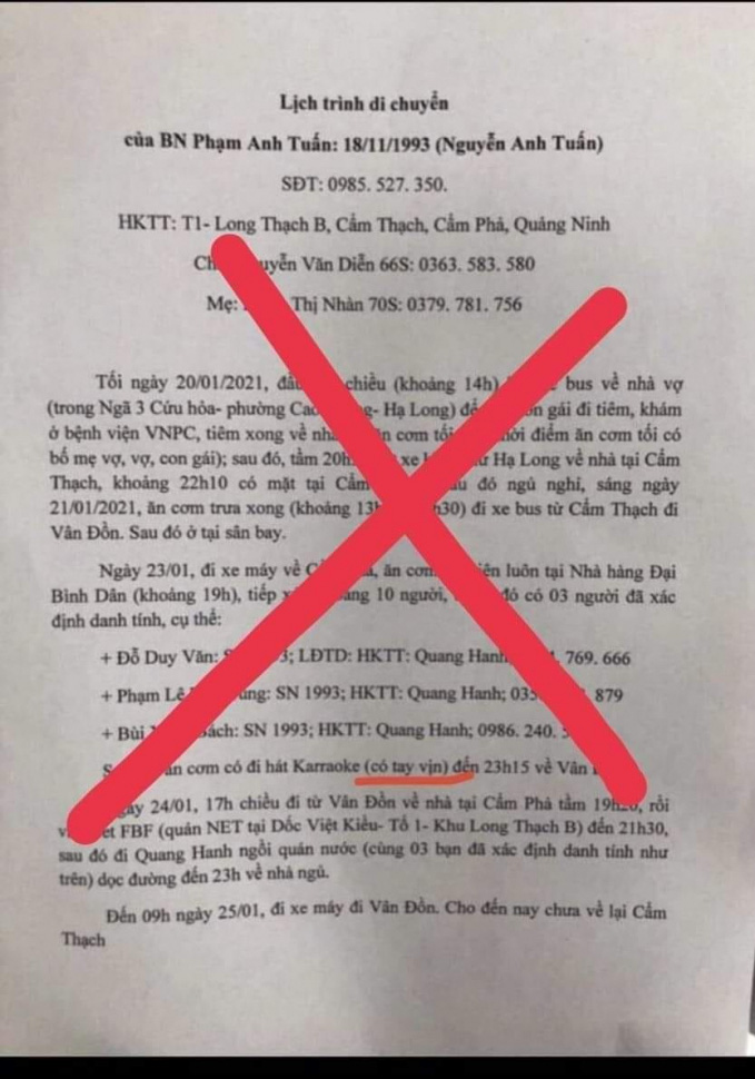 Người bịa đặt thông tin người mắc Covid-19 ở Quảng Ninh đi hát karaoke 'tay vịn' sẽ bị xử lý sao? - Ảnh 2.