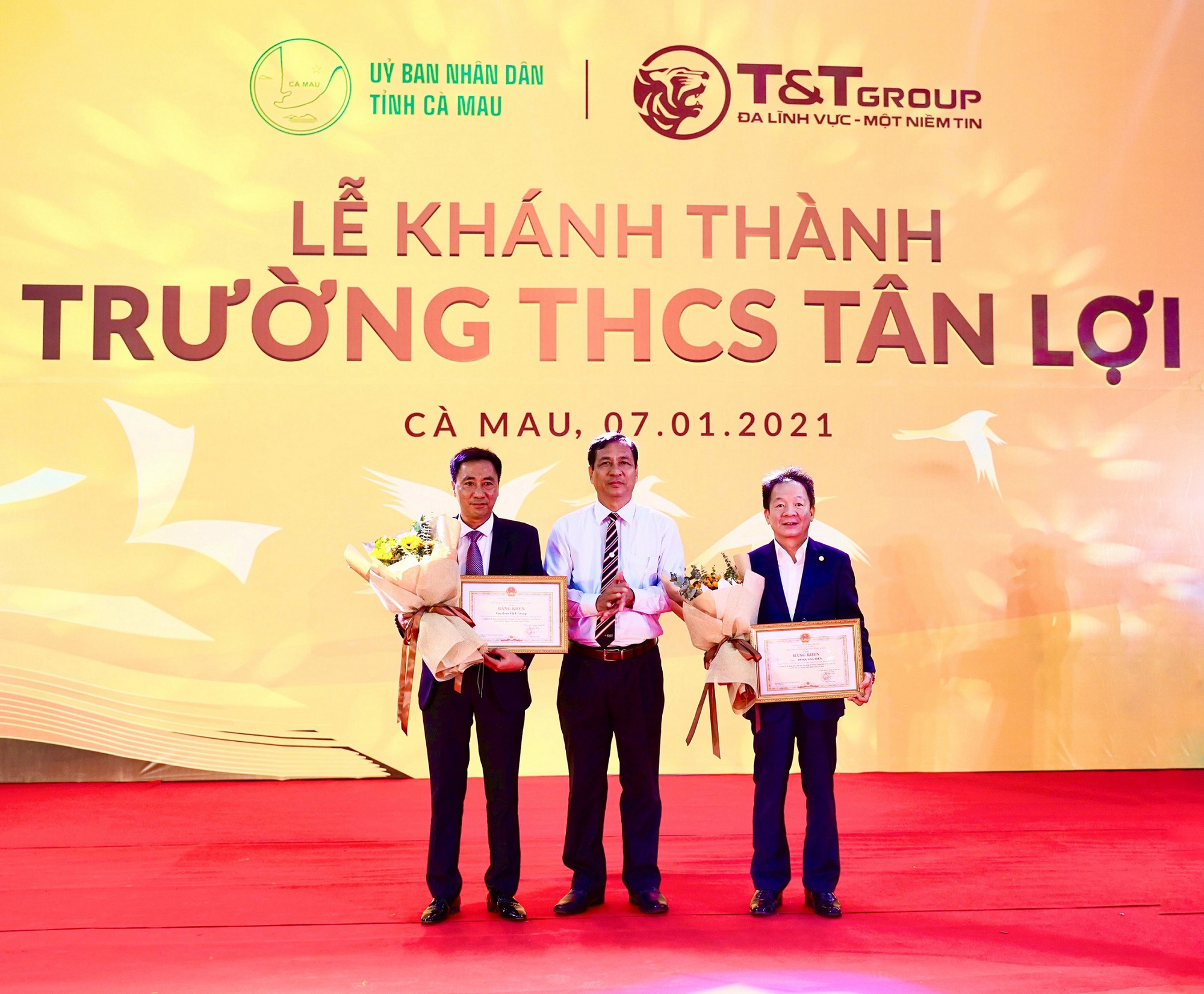 Tập đoàn T&T Group tài trợ xây dựng trường học tại tỉnh Cà Mau - Ảnh 2.