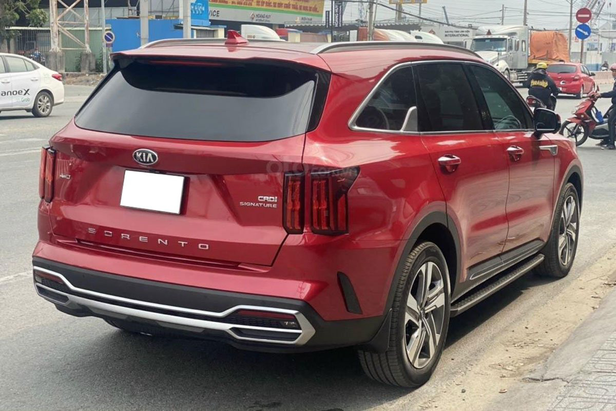 Thiết kế đuôi xe Kia Sorento 2021 1