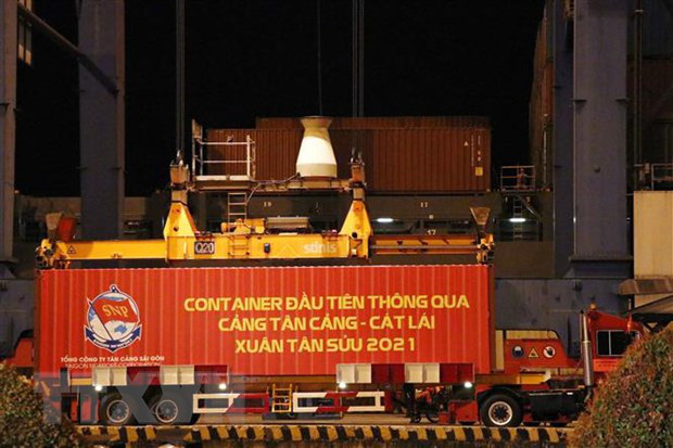 Hơn 1 triệu tấn hàng qua cảng Tân Cảng - Cát Lái dịp Tết - Ảnh 1.