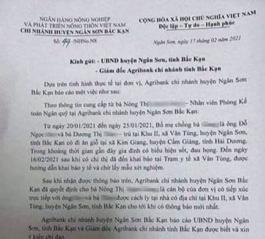 Bắc Kạn: Trở về từ vùng dịch Hải Dương, một gia đình có biểu hiện sốt, đau họng - Ảnh 1.