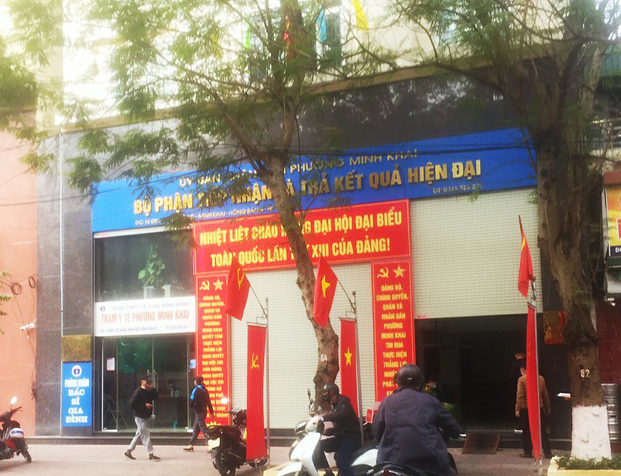 Hải Phòng: Ngừng giao dịch hành chính ở UBND phường Minh Khai vì Covid -19 - Ảnh 1.