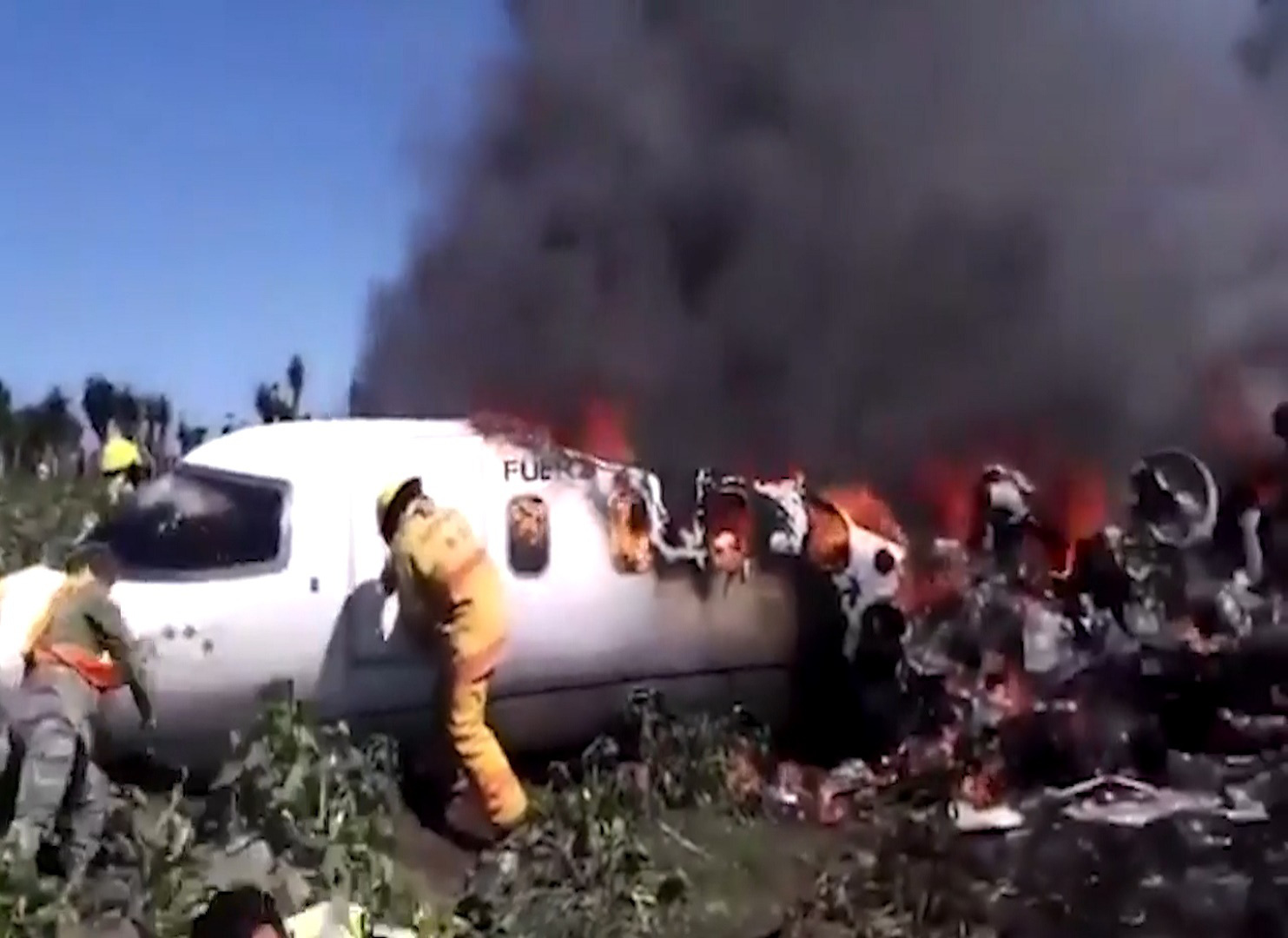 Một máy bay của lực lượng không quân Mexico bị rơi, 6 binh sĩ tử nạn - Ảnh 4.