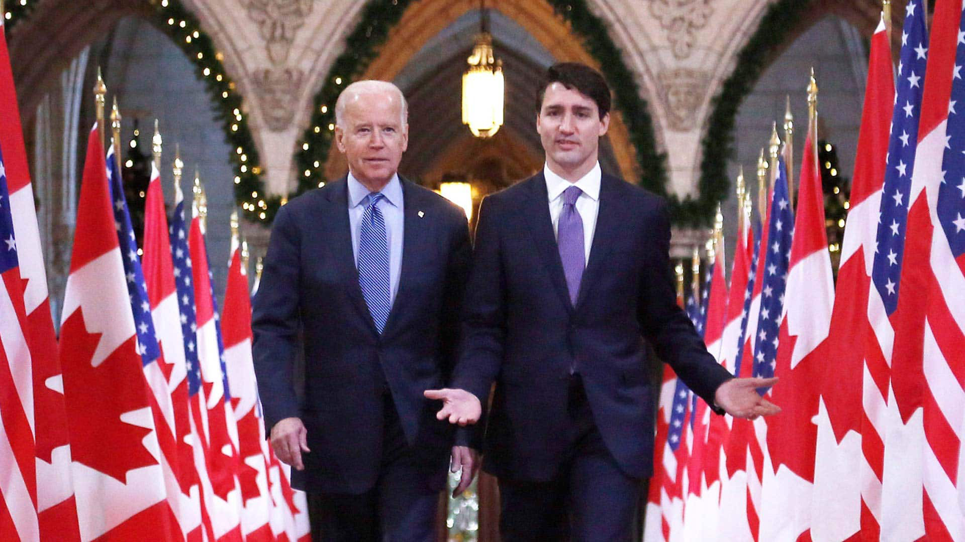 Ông Biden bắt tay với Canada để đấu với Trung Quốc - Ảnh 1.