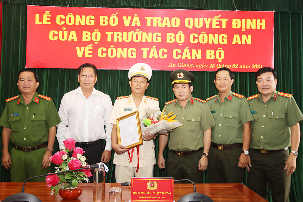 Công an An Giang có tân Phó Giám đốc - Ảnh 1.